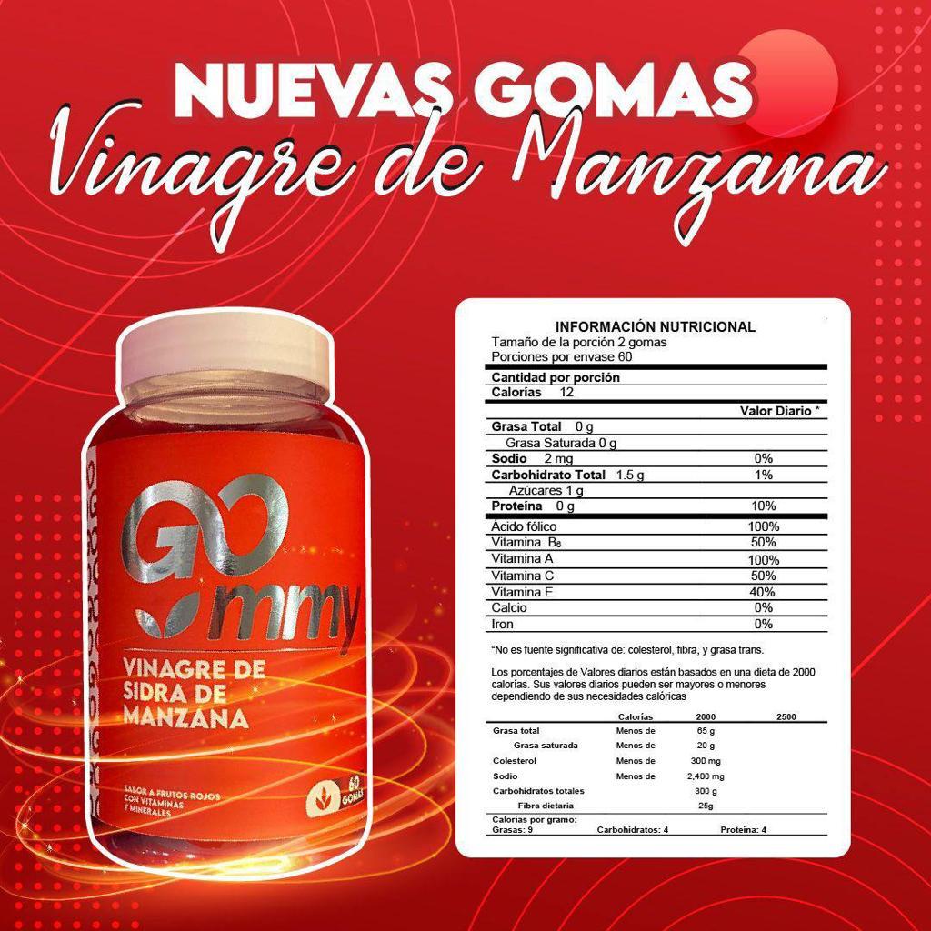 GOMMY - VINAGRE DE MANZANA EN GOMITAS🍎